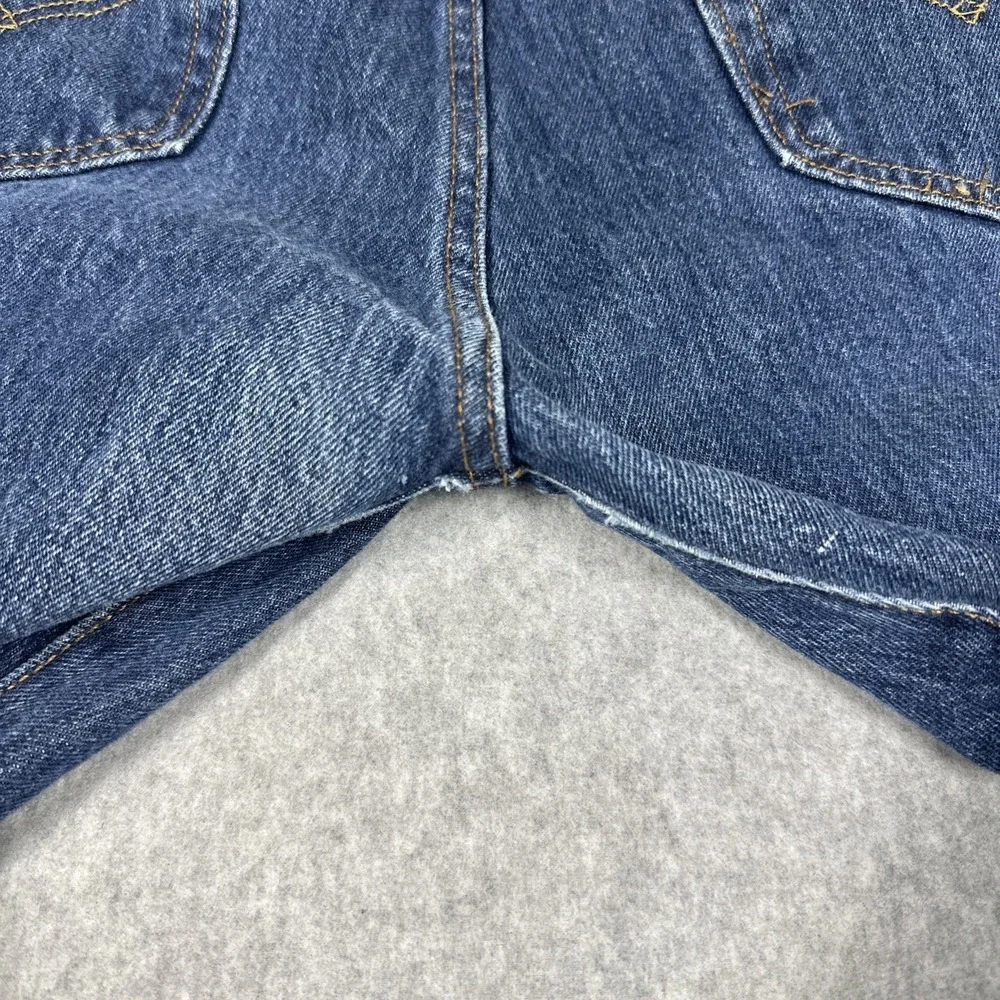 Levis 501 Jeans Men's 34x34 Blue Button Fly Denim Original Straight Medium Wash